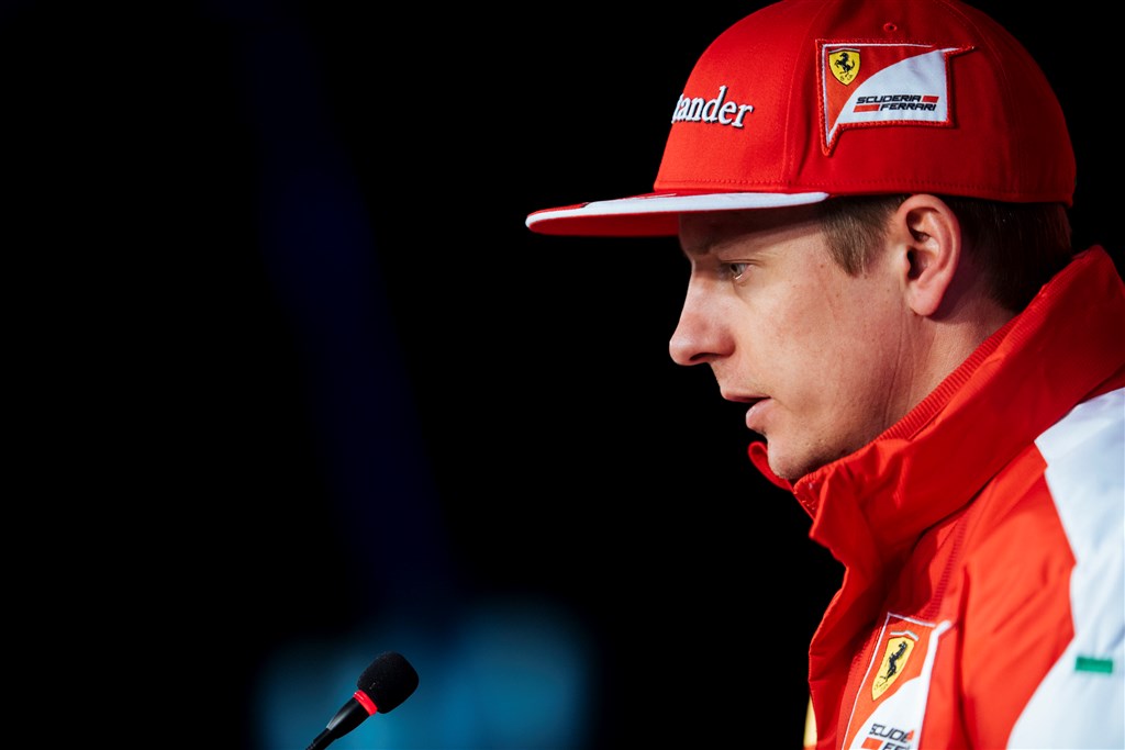 I dag var det første rigtige arbejdsdag for Kimi Räikkönen
(Foto: Foto Studio Colombo)